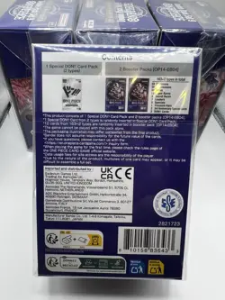 (LOT OF 4) One Piece TCG: Double Pack Set 9 The Azure Sea's Seven SEALED IN HAND - Image 2