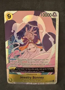 Jewelry Bonney OP13-108 SR ONE PIECE Tcg Card Game NM Yellow - Image 1