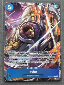 One Piece OP14 The Azure Sea’s Seven - Issho EB04-022 R Alternate Art ENGLISH - Image 1