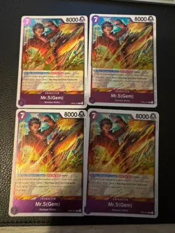 OP04-072 Mr.5(Gem) One Piece TCG CCG x4 Playset Kingdoms of Intrigue - Image 1