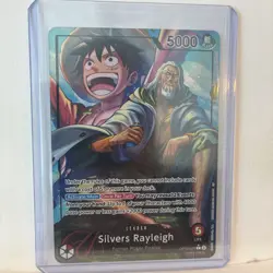 Silvers Rayleigh (Alternate Art) OP12-001 Legacy of the Master Foil - Image 1