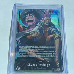 Silvers Rayleigh (Alternate Art) OP12-001 Legacy of the Master Foil - Image 4