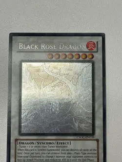 Yugioh! LP Black Rose Dragon - CSOC-EN039 - Ghost Rare - Unlimited Edition Light - Image 2