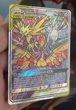 Moltres & Zapdos & Articuno GX SM210 SM Promos - Pokemon Card - NM - Image 2