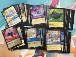 Disney Lorcana Lot 120 Cards - 20 Of Each Color (C, UC, R, SR) FOIL b - Image 2