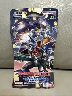 Digimon Beginning Observer Card Game BT16 12-Card Booster Pack - Image 1
