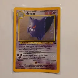 Pokemon Gengar Unnumbered Promotional Cards Holo Japanese Stage 2 80 HP - Image 1