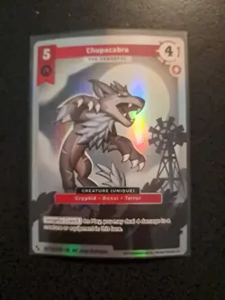 CHUPACABRA 2025 MetaZoo 2-Star Super Rare Holo Card #128/214 - Image 1