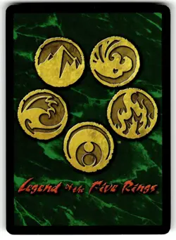 Legend of the Five Rings Four Winds Card Gold Edition - Blackened Sky - Image 2