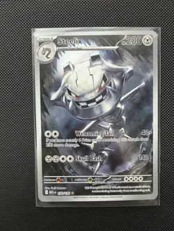 Steelix 150/132 Mega Evolution Pokemon TCG Card Near Mint Condition - Image 1