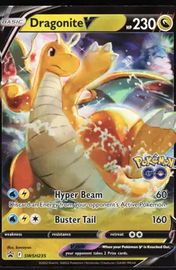 Dragonite V - SWSH235 Pokemon SWSH: Sword & Shield Promo Cards Promo NM - Image 1