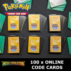 100x Pokemon TCG Live Online Code Card - Unused - Mega Evolution Code Cards - Image 1