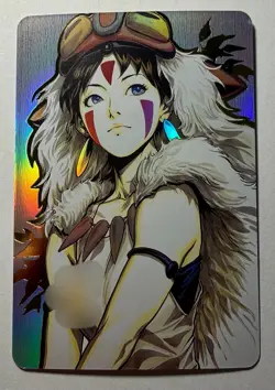 SEXY HEROINE WAIFU San PRINCESS MONONOKE ACG PREMIUM HOLO CARD NM - Image 1