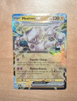 Mewtwo ex 058/182 Prize Pack Series Cards Pokemon Card - Image 1