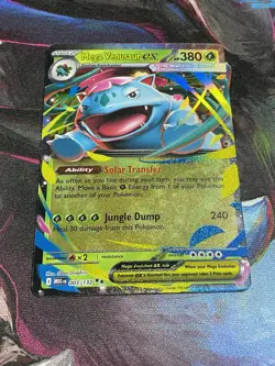 Mega Venusaur ex 003/132 Me01: Mega Evolution Pokemon Card - Image 1
