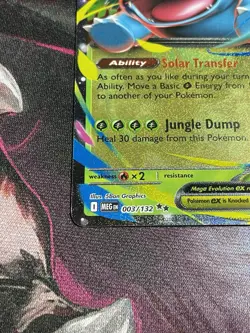 Mega Venusaur ex 003/132 Me01: Mega Evolution Pokemon Card - Image 5