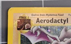 Aerodactyl Prerelease Holo 1st Edition Fossil Card 1/62 DMG - Image 4