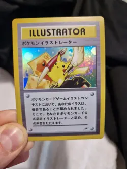 1996 Pokemon Jap Illustrator Holo Card Promo Pikachu Charmander Japanese - Image 2