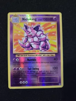 Nidoking 2016 XY Evolutions Reverse Holo Rare Pokemon Card 45/108 (NM) - Image 1
