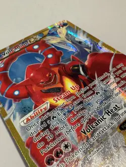 Pokemon TCG Volcanion EX Full Art Secret Rare Card 115/114 Steam Siege Near Mint - Image 3