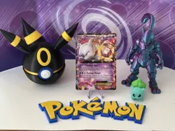 Pokemon TCG Mewtwo EX XY 107 Black Star Promo Card MINT UK seller - Image 1