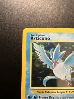 Pokemon WOTC Card - Articuno - Fossil Set - Holo Rare - 2/62 MP - Image 2