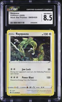 CGC 8.5 .Rayquaza SWSH029 SWSH: Sword & Shield Promo Cards Holo - Image 1