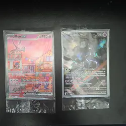 Sealed Mew Ex 053 Mewtwo 052 Promo Cards From Scarlet And Violet 151 UPC - Image 1