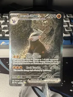 Pokemon TCG Excadrill EX Sir 168/086 SV11B Black Bolt Full Art Holo Card - Image 1