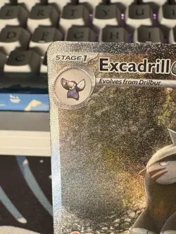 Pokemon TCG Excadrill EX Sir 168/086 SV11B Black Bolt Full Art Holo Card - Image 2