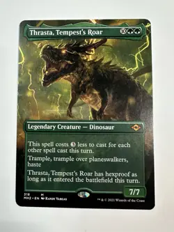MTG TCG Thrasta, Tempest's Roar (Borderless) Modern Horizons 2 Regular - Image 1