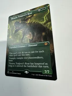 MTG TCG Thrasta, Tempest's Roar (Borderless) Modern Horizons 2 Regular - Image 2