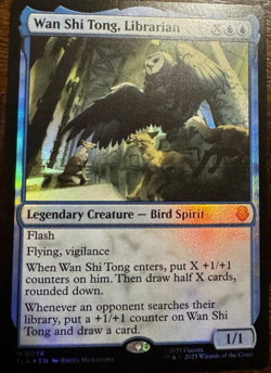 Wan Shi Tong, Librarian Foil Mythic 0078 Holo Foil Mint MTG - Image 1