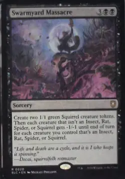 Swarmyard Massacre - Commander: Bloomburrow: #20, Magic: The Gathering Nm C252 - Image 1