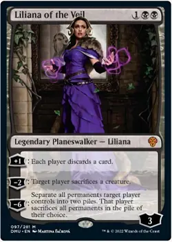 1 x Liliana of the Veil - Dominaria United - LP - Magic The Gathering - MTG - Image 1