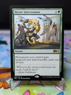 MTG Core Set 2021- Heroic Intervention 188 Regular - Image 1
