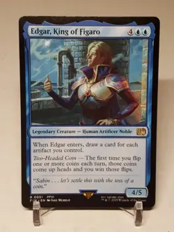MTG Final Fantasy Edgar, King of Figaro (R 0051) - Image 1