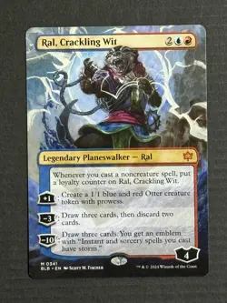 Magic The Gathering Ral, Crackling Wit Borderless Bloomburrow Non-foil - Image 1