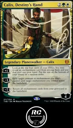 Calix, Destiny's Hand MTG NM Theros Beyond THB Legendary Fast Tracked Shipping - Image 1