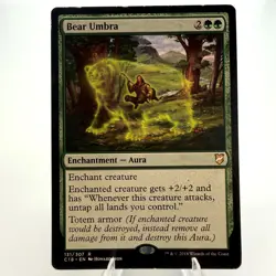 Magic The Gathering Wilds of Eldraine Commander Bear Umbra Regular MP - Image 1