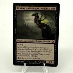 Magic The Gathering Scars of Mirrodin Skithiryx, the Blight Dragon Regular NM - Image 1