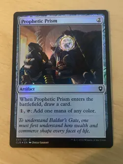Prophetic Prism FOIL NM Eng MTG - Commander Legends: Battle For Baldur’s Gate - Image 1
