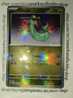 Pokemon Dreepy 071/131 Prismatic Evolutions MASTER BALL HOLO NM - Image 1