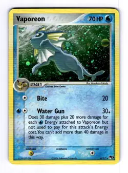 Vaporeon POP Series 3 #006 (2006) Rare Holo NM Pokemon - Image 1