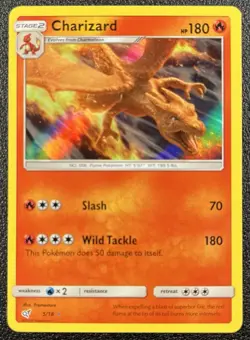 Pokemon TCG Charizard 5/18 Detective Pikachu Holo - Image 1
