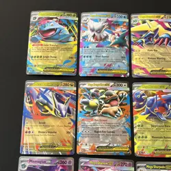 POKEMON TCG PHANTASMAL FLAMES MEGA EVOLUTION LOT OF 15 DOUBLE RARE EX’S NM - Image 2