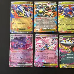 POKEMON TCG PHANTASMAL FLAMES MEGA EVOLUTION LOT OF 15 DOUBLE RARE EX’S NM - Image 3