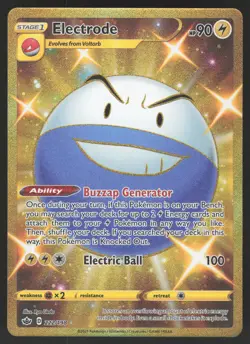 Electrode 222/198 Secret Rare Pokemon TCG Chilling Reign NM - Image 1