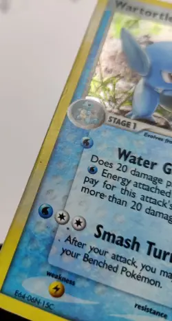 Pokemon Vintage EN Wartortle Fire Red & Leaf Green Holo Rare #050/112 MP-HP - Image 4