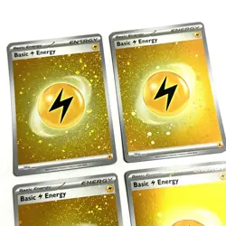 x4 Pokemon TCG Lightning Energy Cosmo Holo Pokemon 151 Energies - Image 2